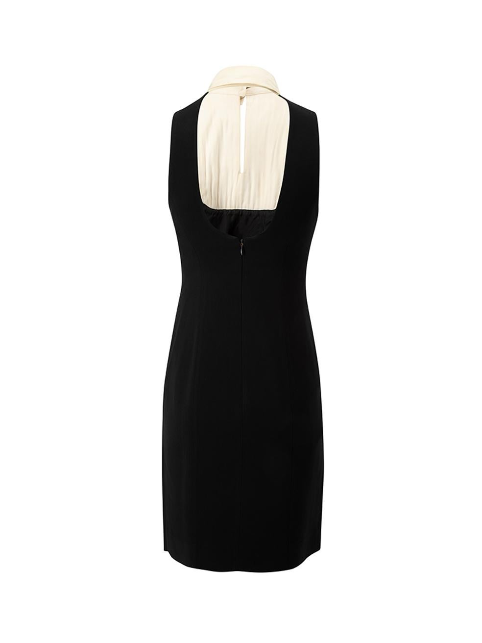 Moschino Women's Moschino Couture! Black High Neck Mini Dress In Good Condition In London, GB