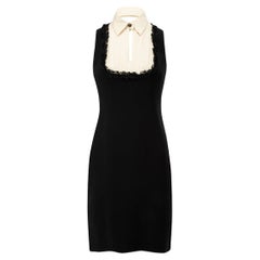 Moschino Women's Moschino Couture! Black High Neck Mini Dress