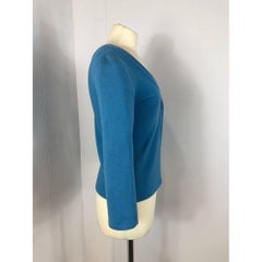 Moschino Strickjacke aus Wolle in Blau