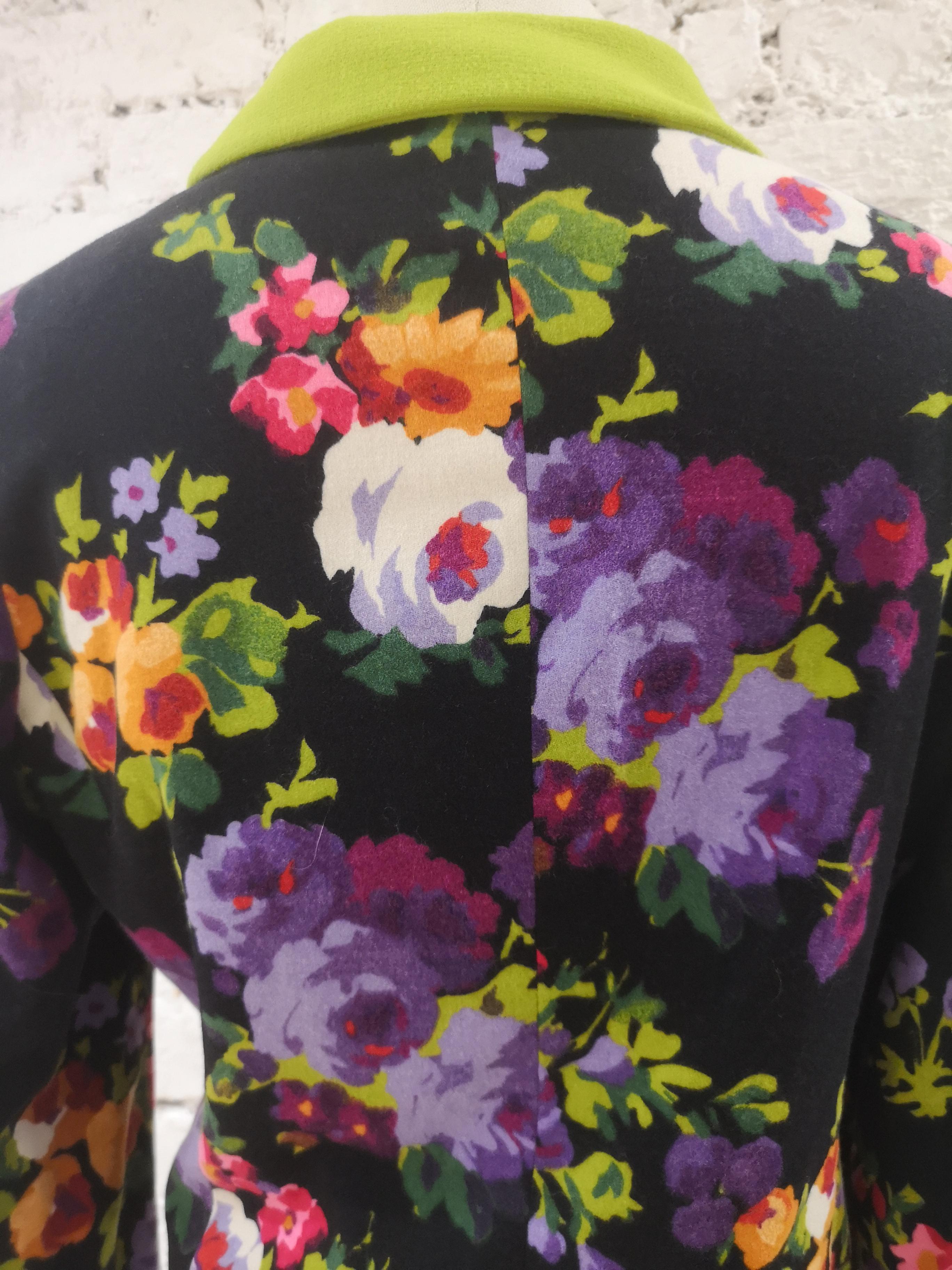 Moschino wool flowers jacket 5
