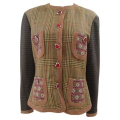 Moschino wool hearts jacket