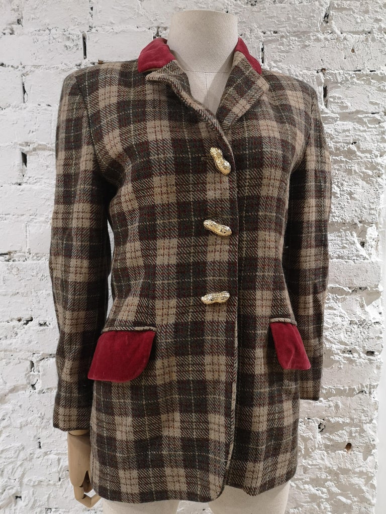 MOSCHINO WOOL apple jacket!