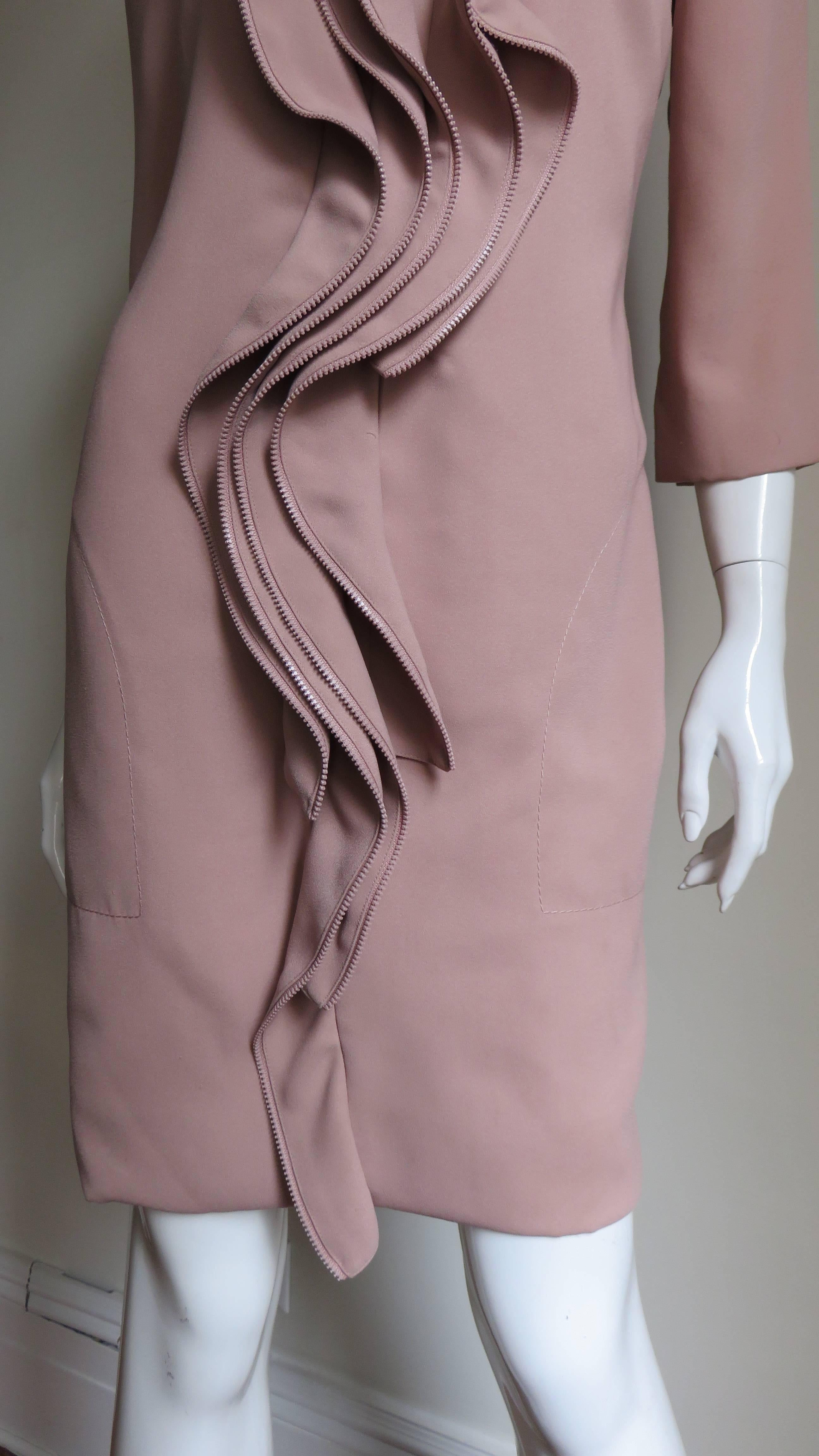 Women's Moschino Ruffle Front Dress For Sale