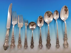 Moselle by International Silverplate Flatware Set for 12 Service, 118 Pcs Grapes