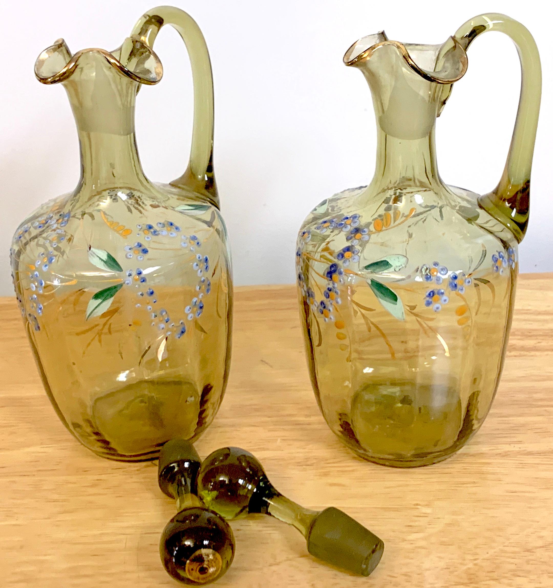 Moser Aesthetic Enameled Cordial/ Liquor Set, 15-Pieces For Sale 3
