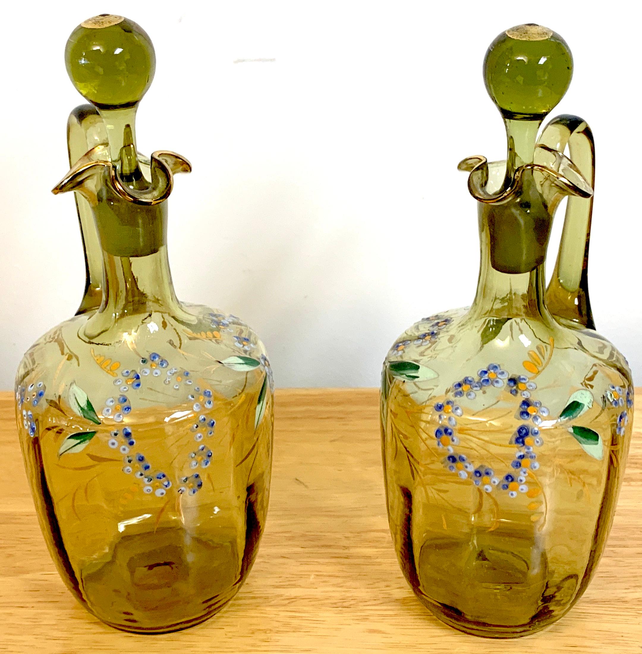 Moser Aesthetic Enameled Cordial/ Liquor Set, 15-Pieces For Sale 2