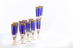Moser Crystal Flute Tableware Service for Eleven