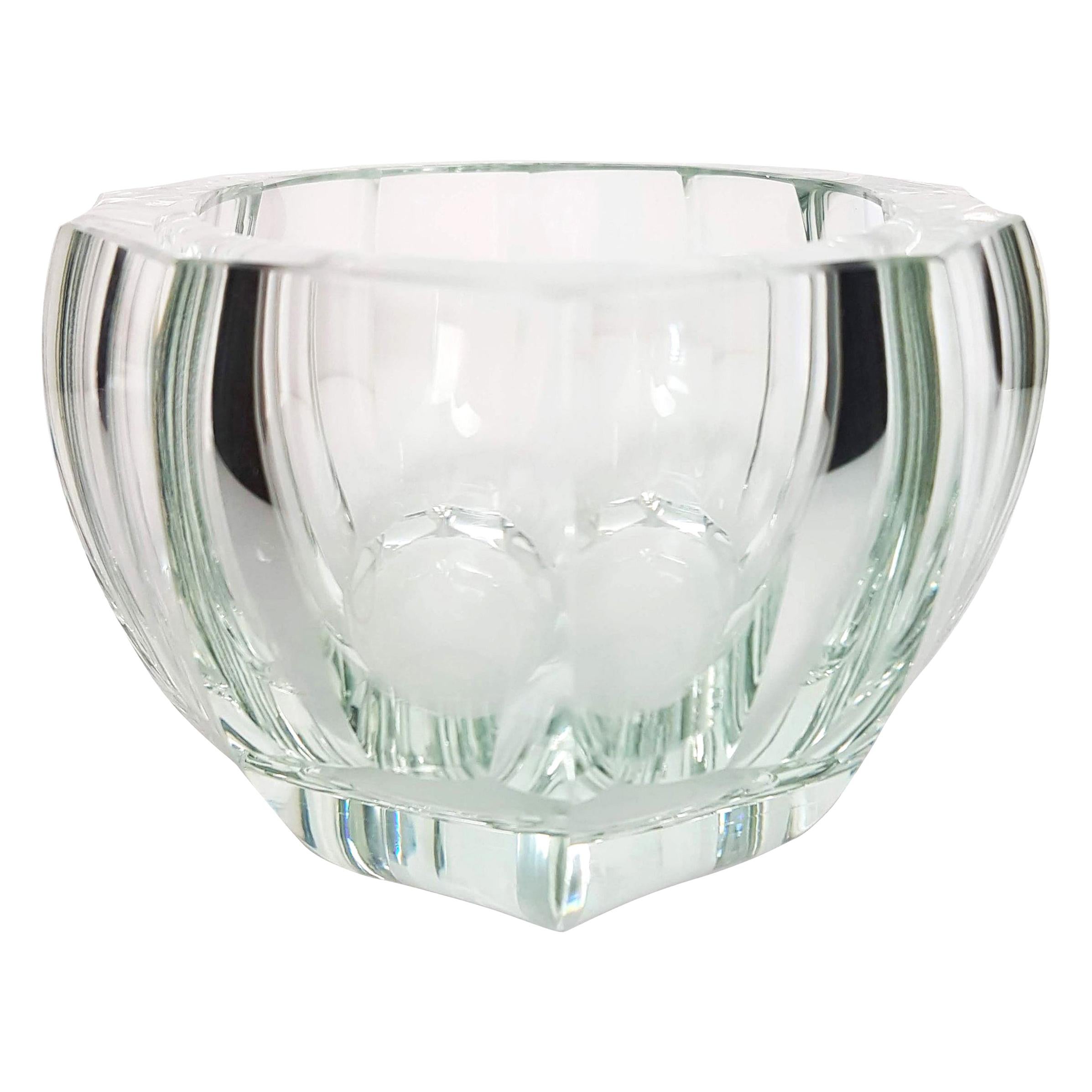 Bohemia Crystal Bowl For Sale at 1stdibs