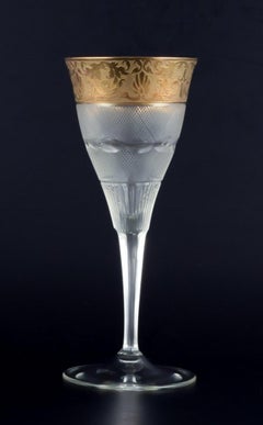 Moser, Czech Republic. "Splendid" red wine glass. Crystal glass.