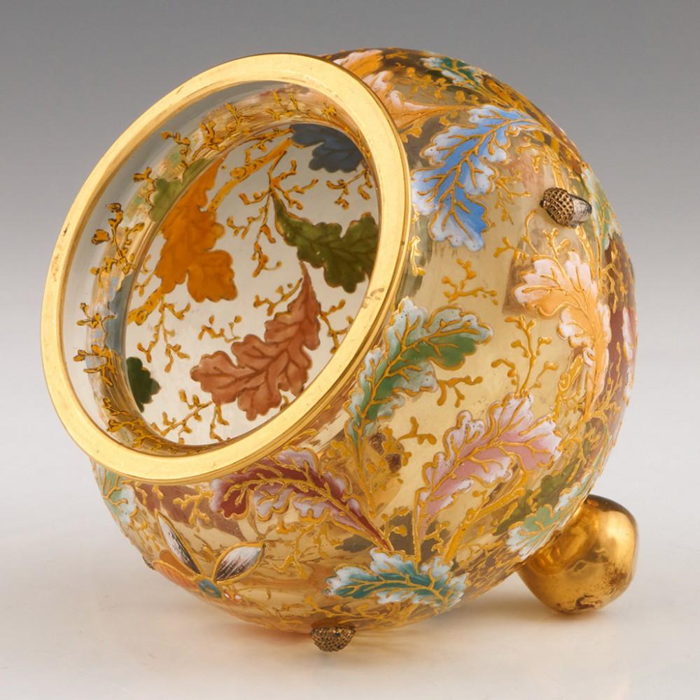 19th Century Moser Enamelled Footed Vase, c1900