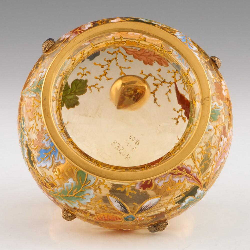 Moser Enamelled Footed Vase, c1900 1
