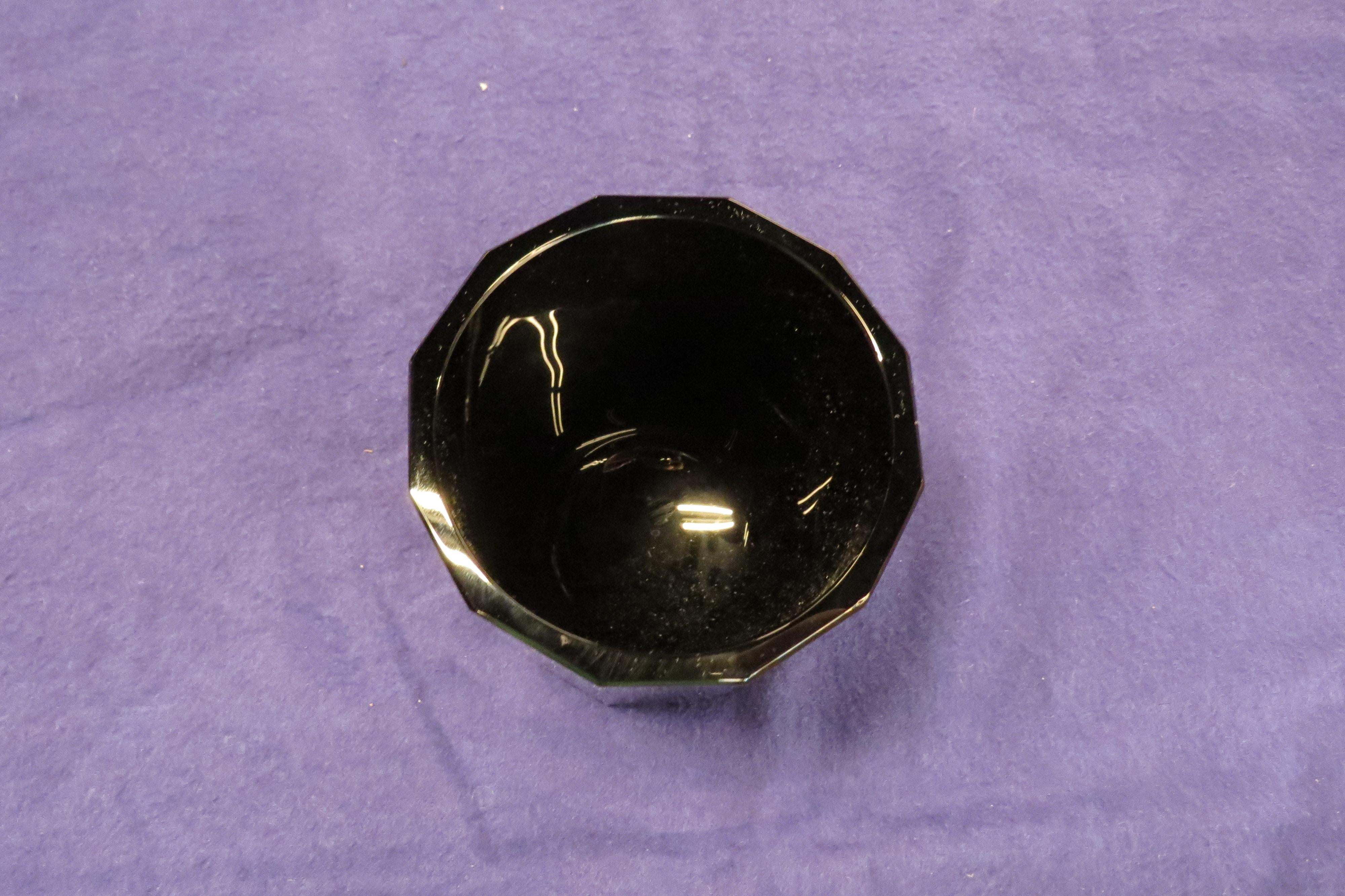 Contemporary Moser for Marc Jacobs Black Lead Crystal Table Glass