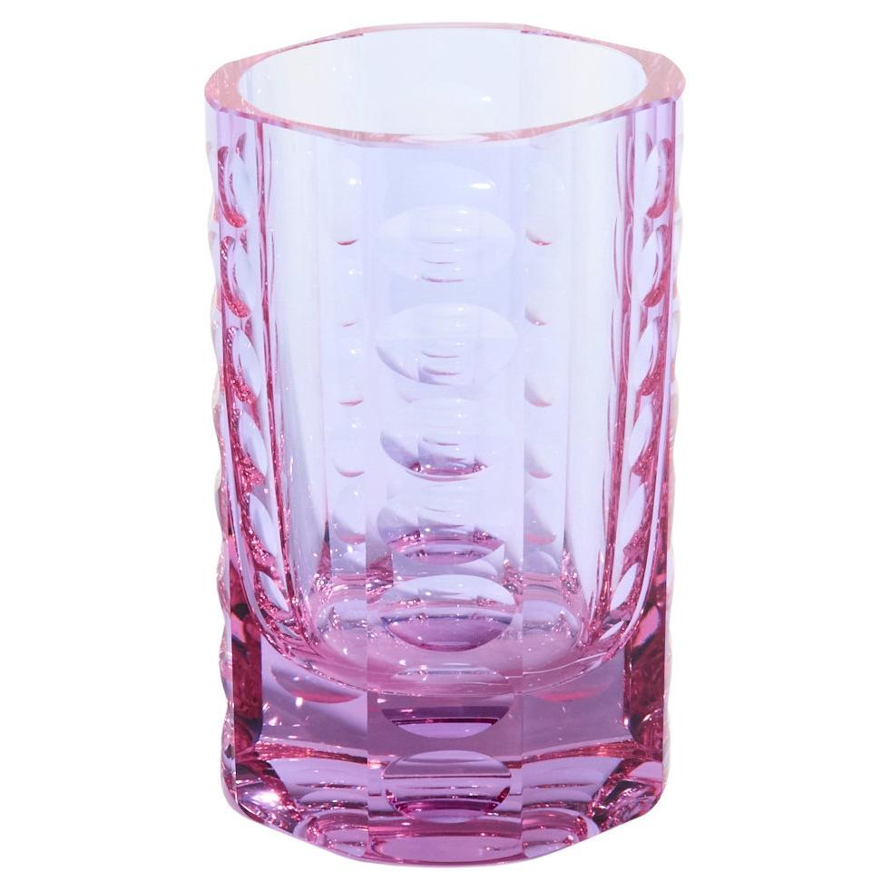 Moser Glass Vase For Sale