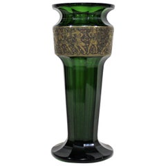 Vaso in vetro Moser Karlsbad Art Deco