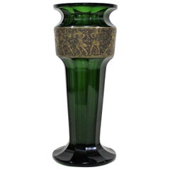 Vintage Moser Karlsbad Art Deco Glass Vase