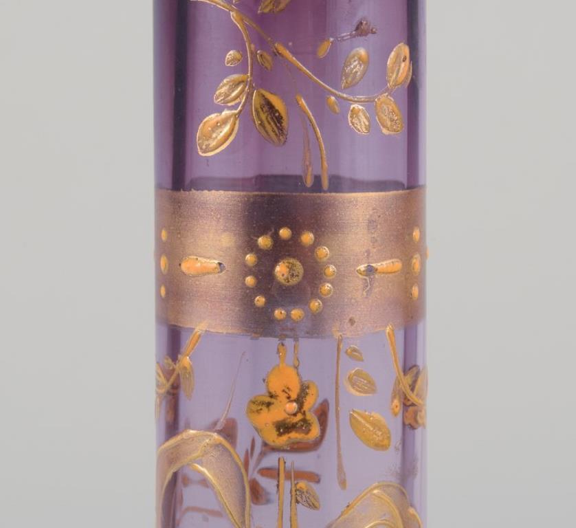 Moser Karlsbad, Bohemia. Vaso in vetro artistico, alto e dal collo stretto. 1920s in vendita 1