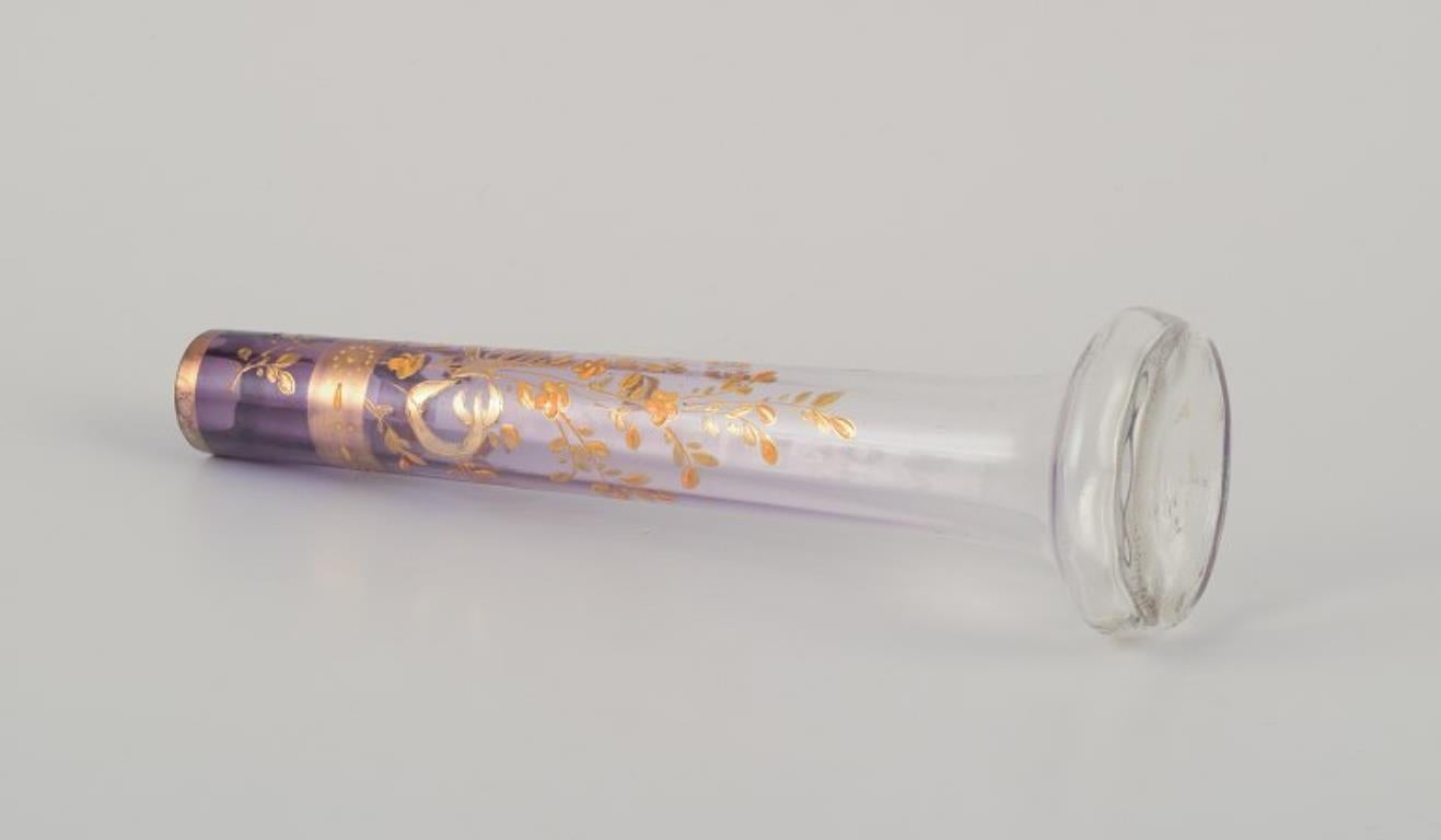 Moser Karlsbad, Bohemia. Vaso in vetro artistico, alto e dal collo stretto. 1920s in vendita 2