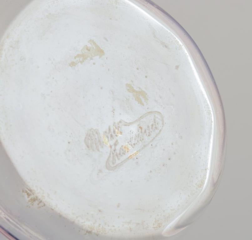 Moser Karlsbad, Bohemia. Vaso in vetro artistico, alto e dal collo stretto. 1920s in vendita 3