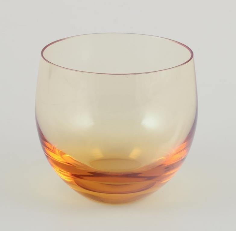 Tchèque Moser, Karlsbad, République tchèque Ensemble de cinq verres à eau colorés. en vente