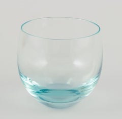 Moser, Karlsbad, Czech Republic. Set of six colored water glasses.