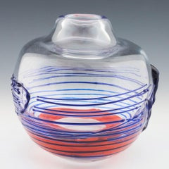 Grand vase à boules Moser conçu par Jiri Suhajek, 1973