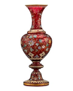 Moser Ruby Glass Vase