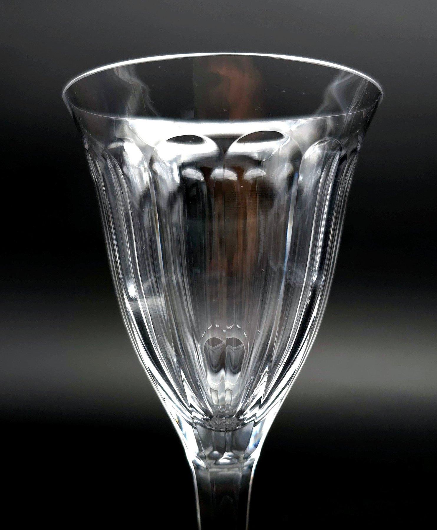 Europeo Bicchieri da vino di cristallo Moser & Söhne 1920-1940 circa in vendita