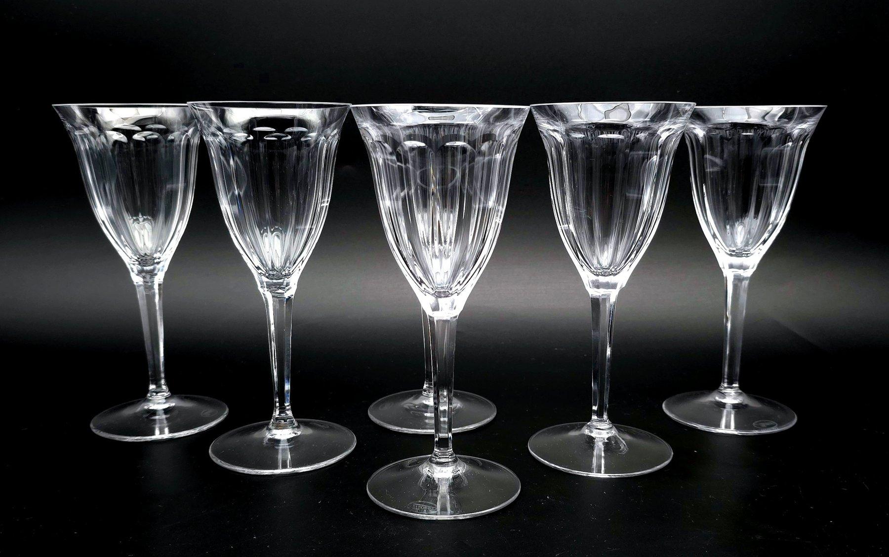XX secolo Bicchieri da vino di cristallo Moser & Söhne 1920-1940 circa in vendita