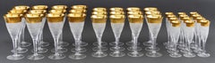 Moser "Splendid" Cut Crystal Glassware Service, 36