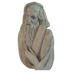 Mosè e i Dieci Comandamenti Scultura firmata Bergier 1967