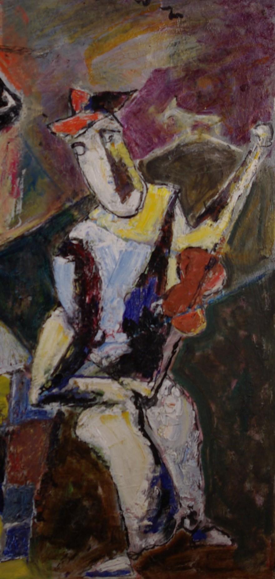 ‘Concert’ A - Cubist Painting by Moses Feigin