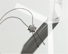 Moses Necklace, 18k White and Yellow Gold