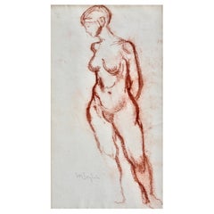 Moses Sawyer Studio di un nudo sanguigno