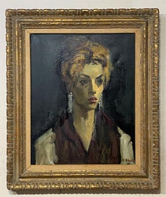 Moses Soyer, American 1899-1974 Portrait of a Woman