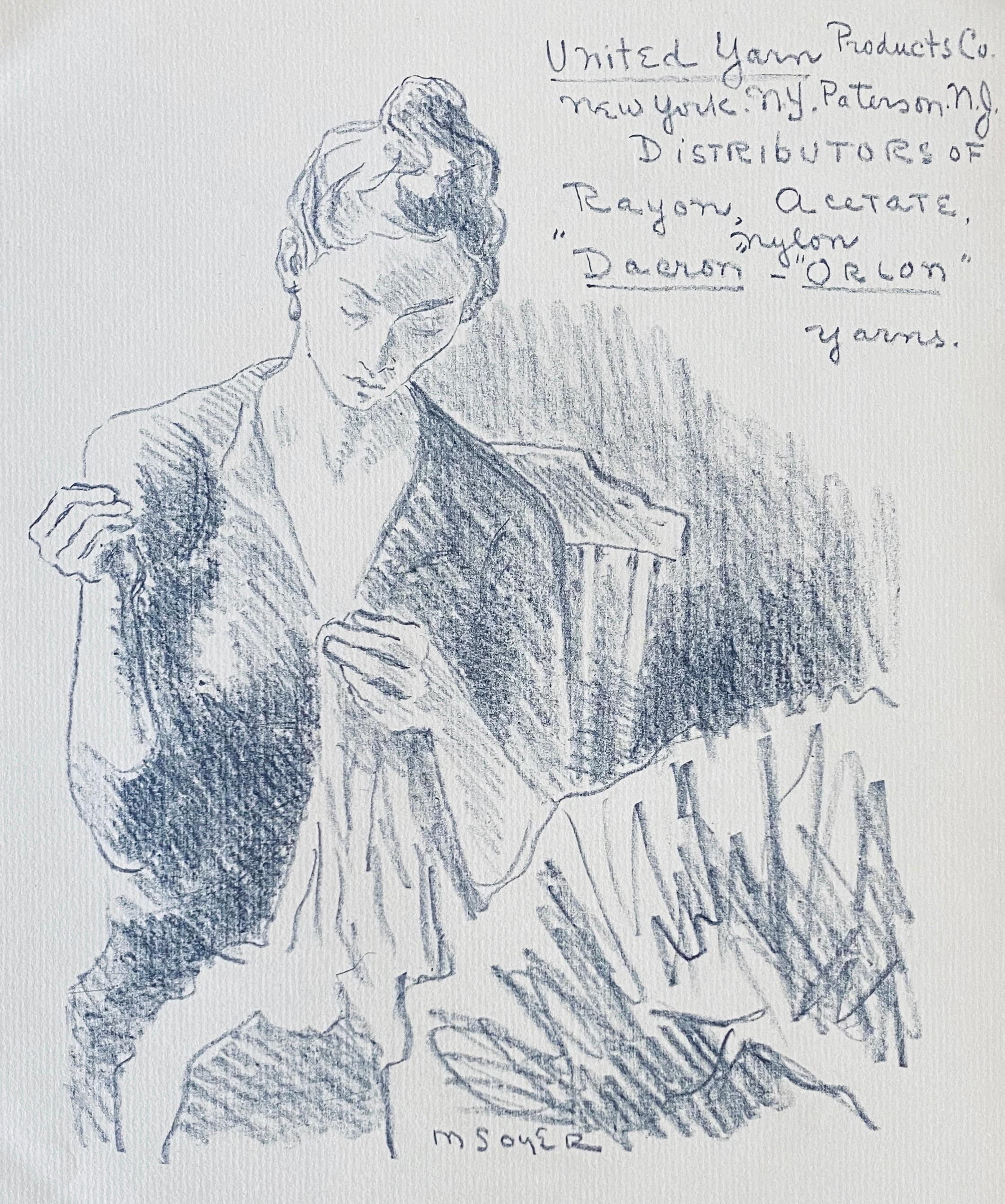 moses soyer lithograph