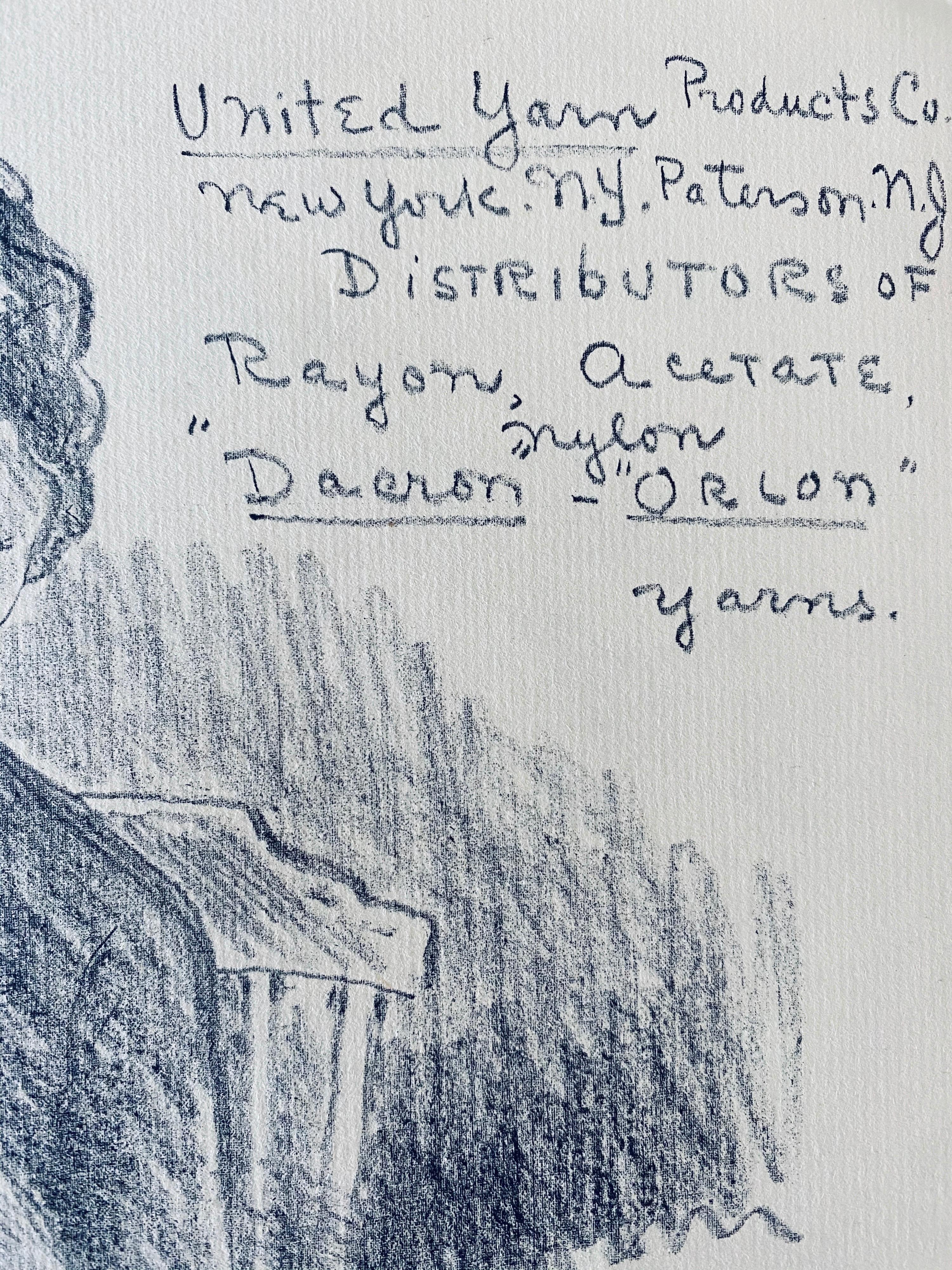 Anuncio social realista Litografía original Moses Soyer en venta 3