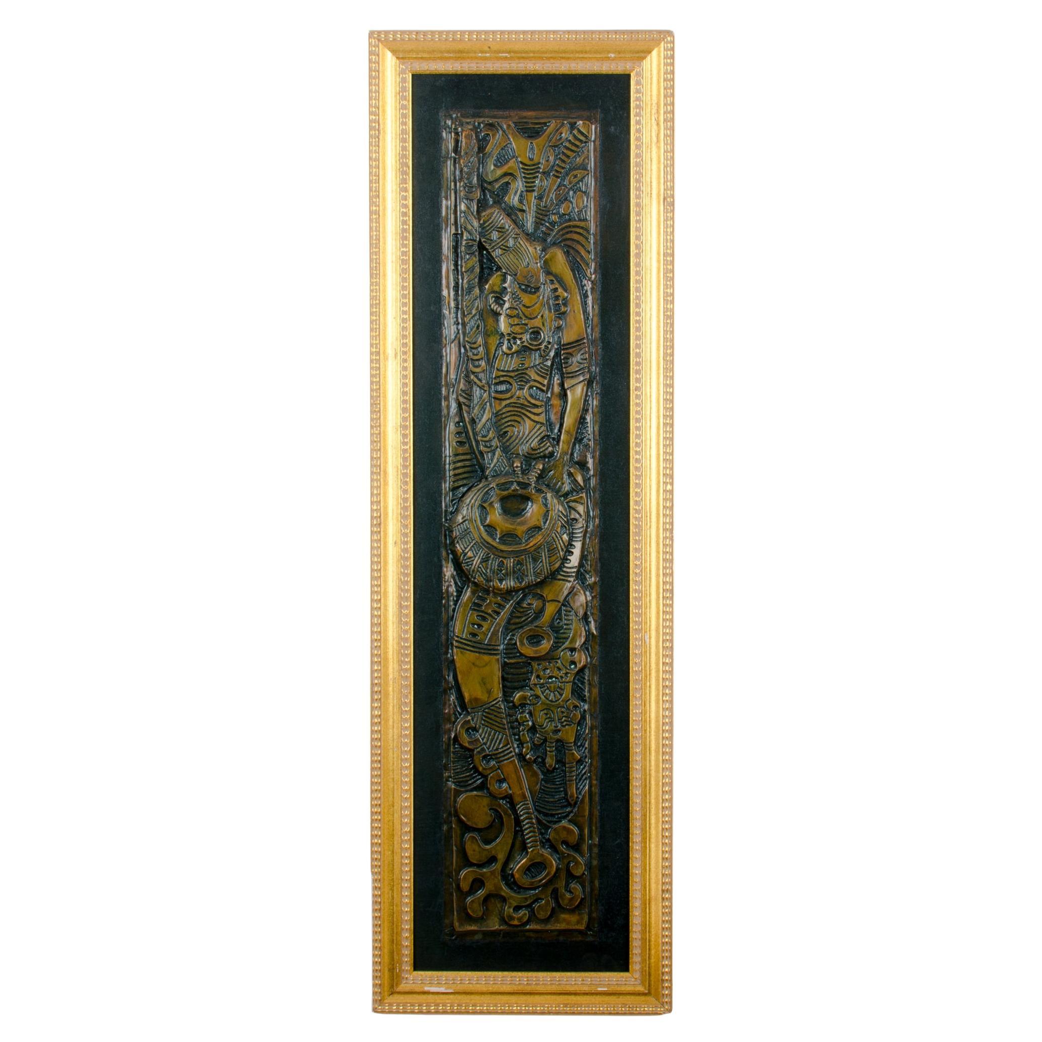 Moses Unokwah (Nigeria) “Mai Molo” Metal Relief 1993
