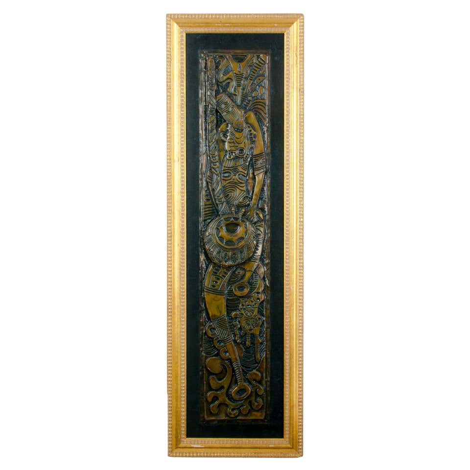 Haitian Metal Art Relief Portrait Plaque of General Georges Biassou For ...