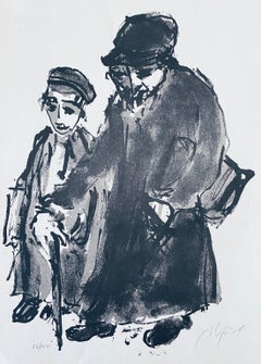 Polish Israeli Artist Expressionist Hand Signed Lithograph