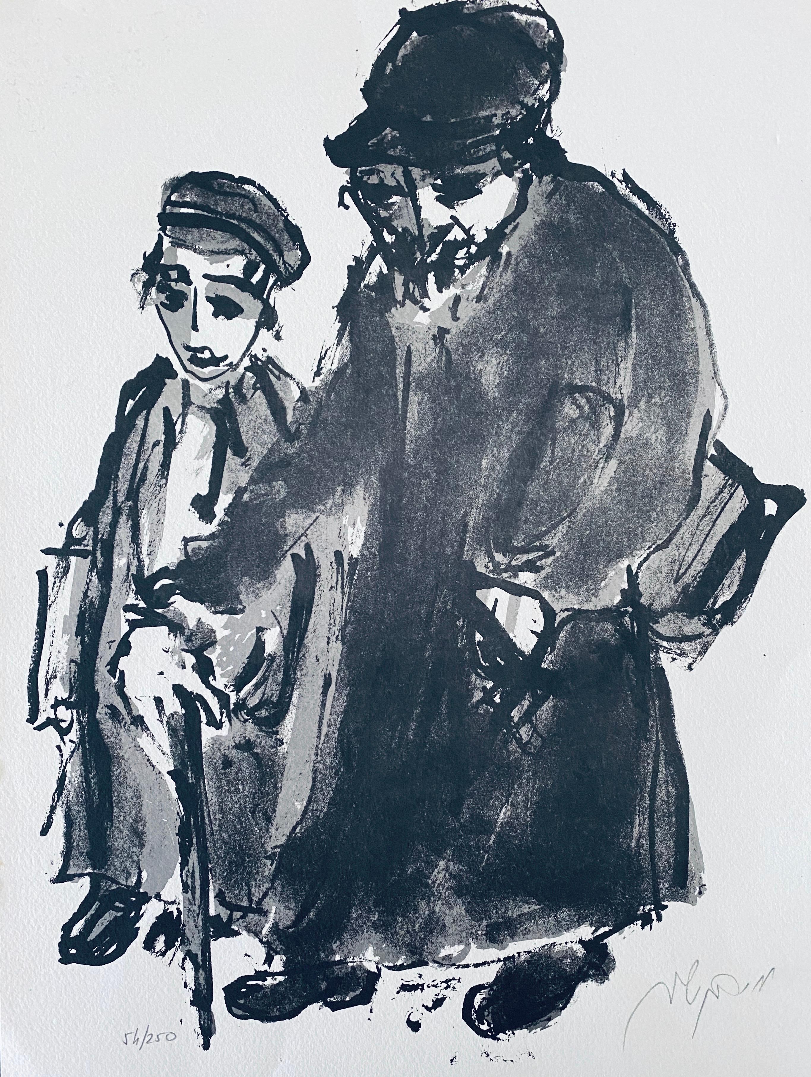 Nato in Polonia nel 1920, Bernstein completò i suoi studi artistici presso l'Accademia di Vilna nel 1939. La sua famiglia fu sterminata durante l'Olocausto, ma lui sopravvisse alla guerra e visse in Russia fino al 1947, quando emigrò in Palestina