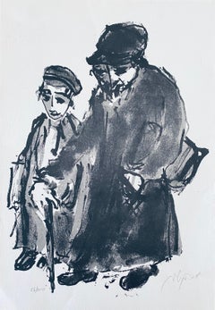Polish Israeli Artist Expressionist Hand Signed Lithograph