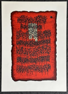 Prophesy Signed Lithograph on Somerset paper