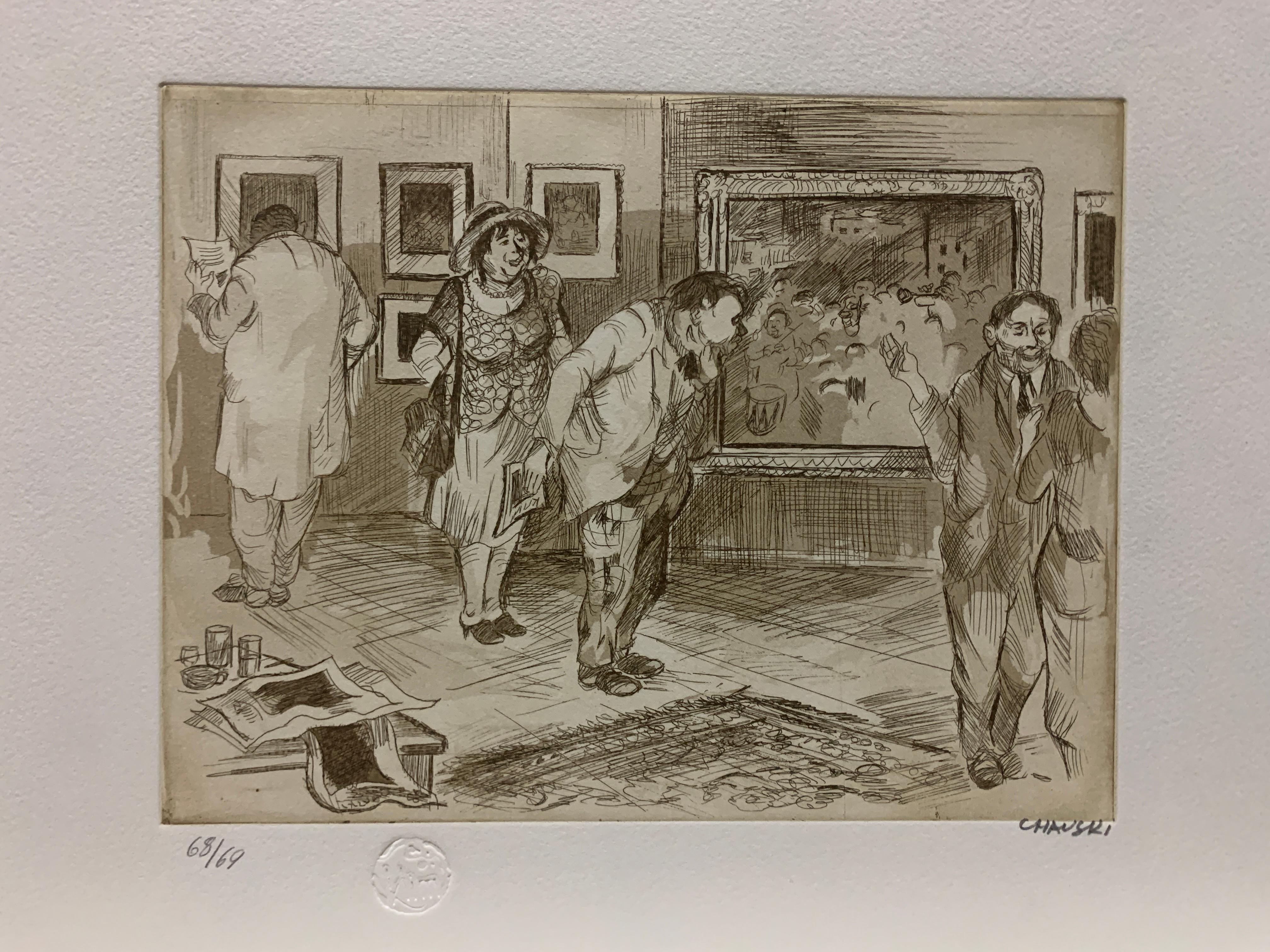 Figurative Print de Moshe Chauski - Galería
