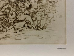 Due uomini su una panchina