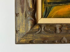 Figure sitting playing flute