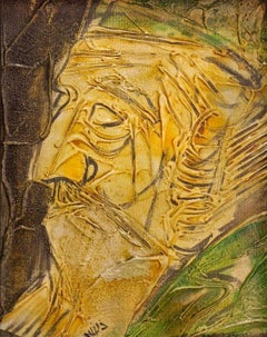 Rabbi, Judaica, Mixed Media