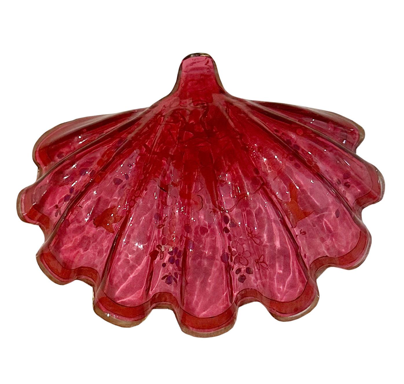 Mid-19th Century Mosher Red Dish For Sale