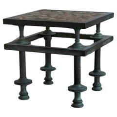 Mosiac Verdigris Side Table