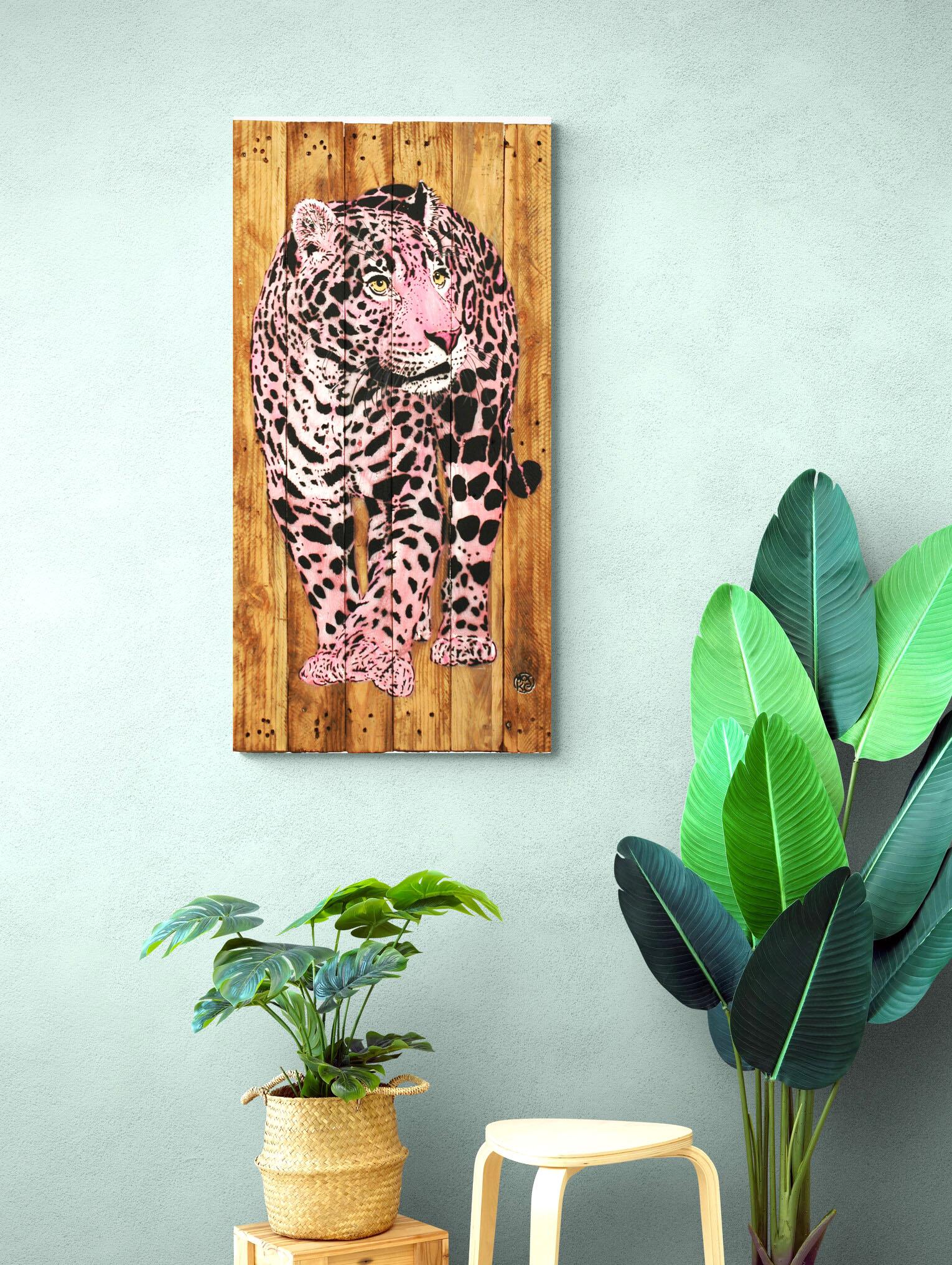 berlin jaguar statue pink panther