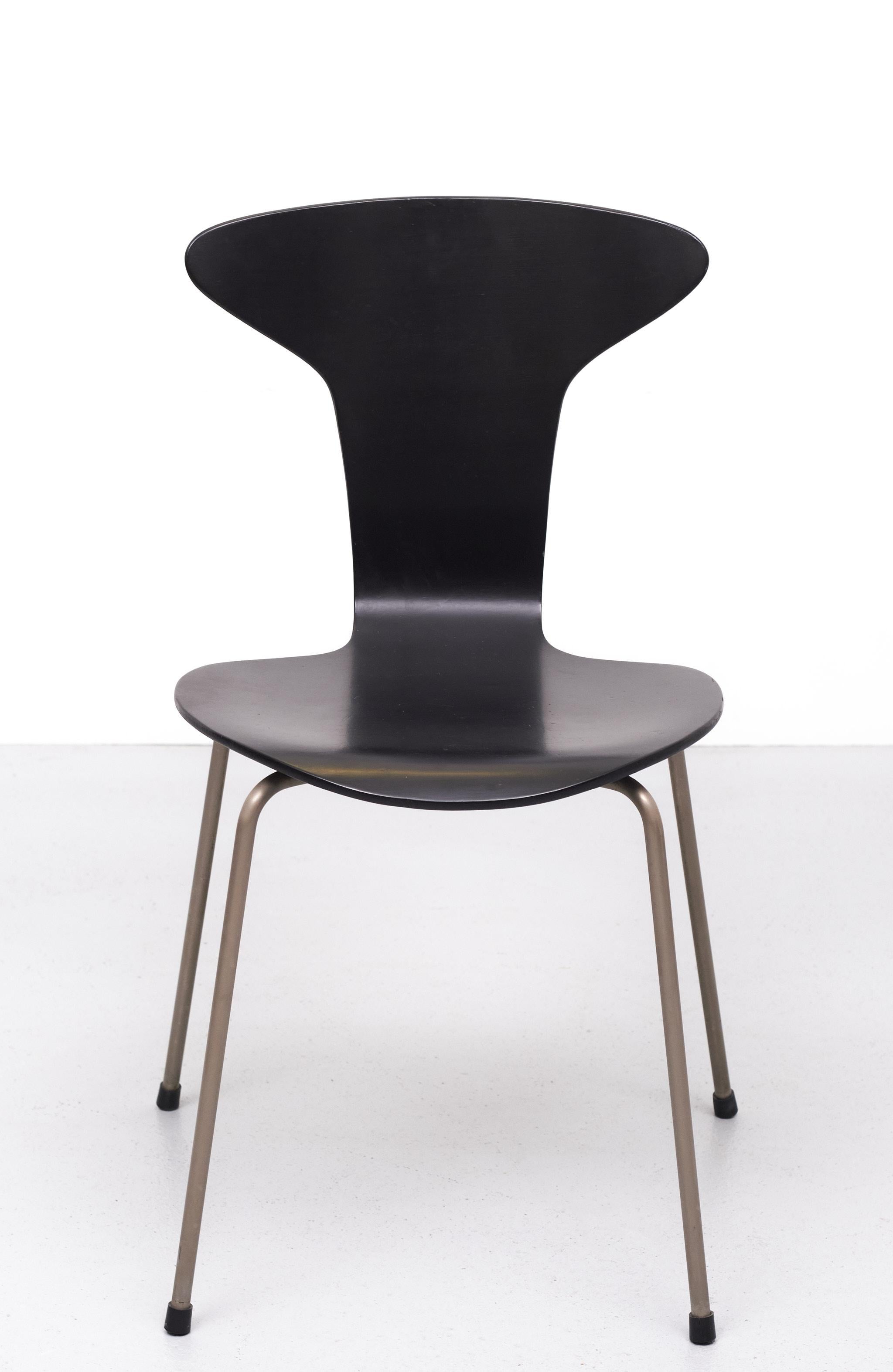 Mid-Century Modern Mosquito Chair 3105 by Arne Jacobsen for Fritz Hansen, 1960s For Sale
